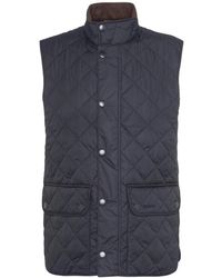 Barbour - Jassen ,Blauw ,Polyester New Lowerdale Gilet - Lyst