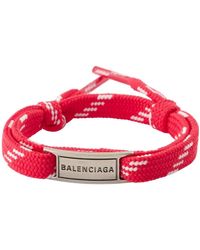 Balenciaga - Roze Metalen Cargo Armband Pols - Lyst