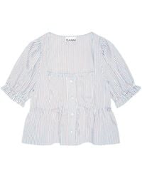 Ganni - Blouses - Lyst