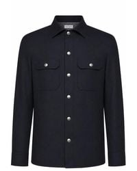 Brunello Cucinelli - Wool Shirt - Lyst