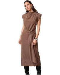 co'couture - Midi Jurken - Lyst