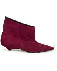 Vic Matié - Schoenen ,Rood ,Leer K20 Kitty Enkellaars - Lyst