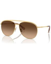 Swarovski - Gouden Zonnebril - Lyst