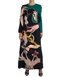 Dolce & Gabbana - Alinien maxikleid - Lyst