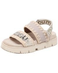Mou - Flat Sandals - Lyst