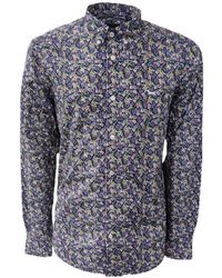 Harmont & Blaine - Overhemden ,Blauw ,Cnj 026012426801 - Lyst
