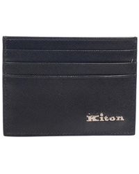 Kiton - Leder kreditkartenhalter - Lyst