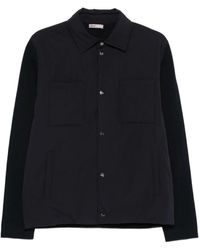 Herno - Blauwe Zijde Nylon Jas - Lyst