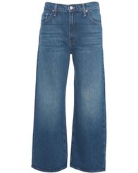 Mother - Jeans ,Blauw ,Denim Hoge Taille Wide-Leg Jeans Blauw - Lyst