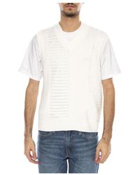 Obey - Tops ,Katoen Garret Sweater Vest - Lyst