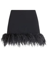 P.A.R.O.S.H. - P.A.R.O..H. ,Rokken ,Zwart ,Polyester Poker Mini Rok - Lyst