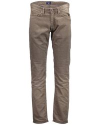 GANT - Pantaloni in jeans di cotone - Lyst