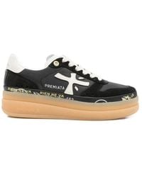Premiata - Schoenen ,Zwart ,Leer Micol Sneakers - Lyst