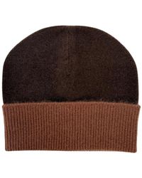 CLOEYS - Accessoires ,Bruin ,Kasjmier Beanie - Lyst