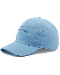 Paul & Shark - Accessoires ,Blauw ,Katoen Baseballpet Met Logoborduursel - Lyst