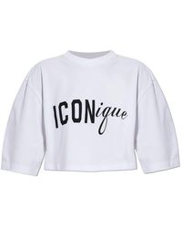 DSquared² - Short Logo Top - Lyst