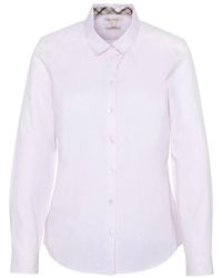 Barbour - Overhemden ,Roze ,Katoen Klassieke Derwent Shirt - Lyst