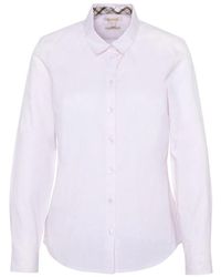Barbour - Overhemden ,Roze ,Katoen Klassieke Derwent Shirt - Lyst