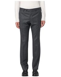 Luigi Bianchi - Elegante Grüne Klassische Fit Hose - Lyst