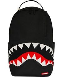 Sprayground - Schwarzer Knit Mouth Dlx-Satin Rucksack - Lyst
