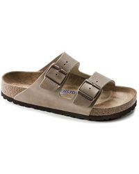 Birkenstock - Arizona Soft Footbed Oiled Leather Sandalen - Lyst