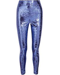 Gucci Sequin Leggings - Blauw