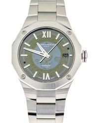 Baume & Mercier - Riviera automatik blaues zifferblatt stahl uhr - Lyst