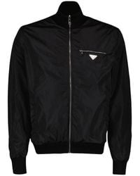 Prada - Cardigan With Zip - Lyst