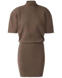 Jacquemus - Braunes Wollkleid - Lyst