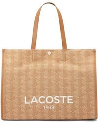 Lacoste - Monogramm Jacquard Heritage Tasche - Lyst