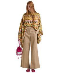 Maliparmi - Kaffee Creme Gabardine Hose - Lyst