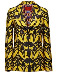 La DoubleJ - 24/7 Blazer Met Print - Lyst