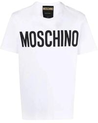 Moschino - Magliette con stampa del logo - Lyst