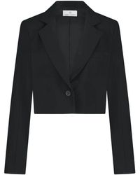 Jane Lushka - Strukturierter Technischer Jersey-Blazer - Lyst