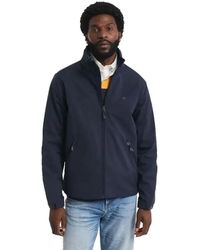 GANT - Jassen ,Blauw ,Polyester Soft Shell Jacket - Lyst