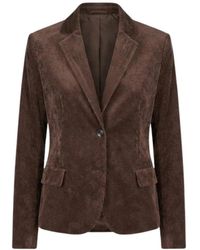 Antonelli - Jassen ,Bruin ,Leer Eraclito Blazer - Lyst