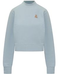 Palm Angels - Sweatshirt Met Teddybeermotief - Lyst