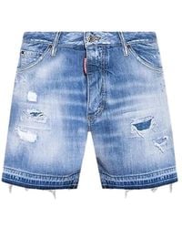 DSquared² - Denim Shorts - Lyst