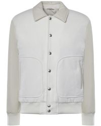 Eleventy - Bomberjack Met Twee Materialen - Lyst