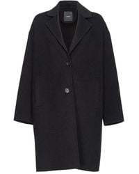Pinko - Schwarze Mäntel Für Frauen - Lyst