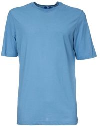 KIRED - Tops ,Blauw ,Katoen Katoenen Crew Neck T-Shirt - Lyst
