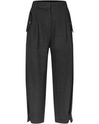 Masai - Broeken ,Zwart ,Geknipte Broek - Lyst