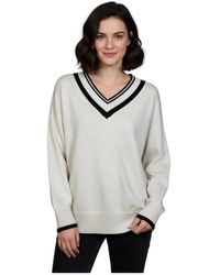 Repeat Cashmere - V-Neck Truien - Lyst