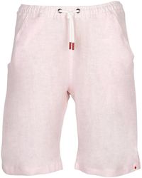 Kiton - Linnen Korte Broek - Lyst