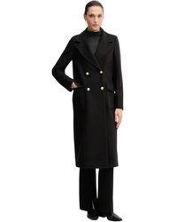 GAUDI - Jassen ,Zwart ,Wol Double-Breasted Coat - Lyst