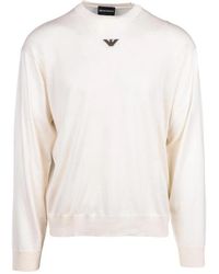 Emporio Armani - Round-Neck Knitwear - Lyst
