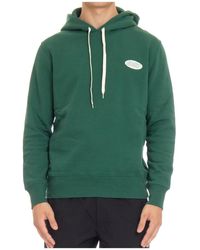 Autry - Hoodies & Sweatvesten ,Groen ,Katoen Groene Trui Met Capuchon En Logo's - Lyst
