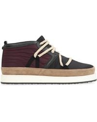 Volta Footwear - Wildleder Leder Mid-Top Sneakers - Lyst