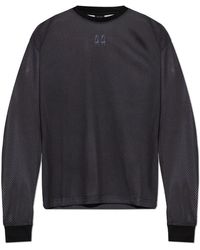 44 Label Group - Tops ,Zwart ,Leer Classic Mesh Long Sleeve Tee - Lyst