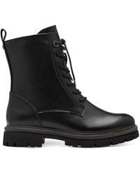 Marco Tozzi - Schwarze stiefeletten - Lyst